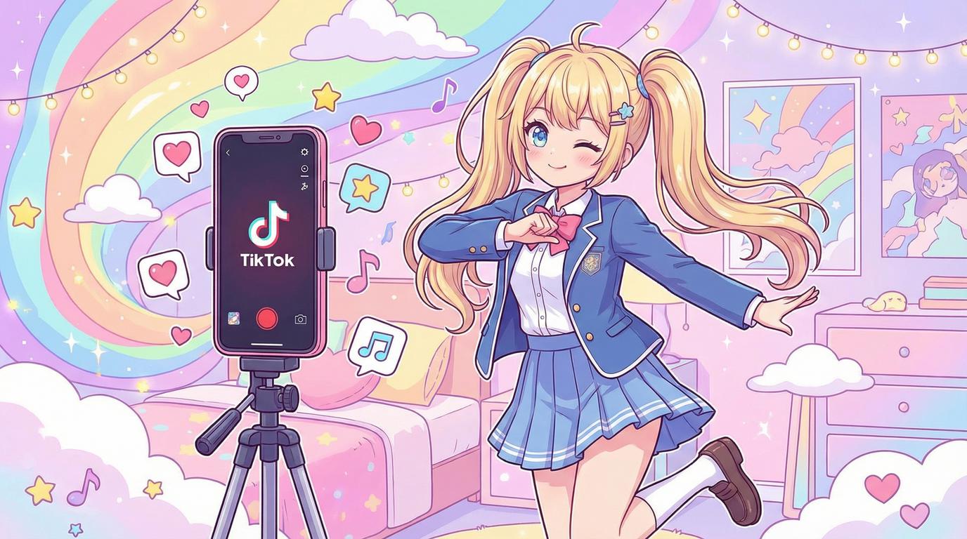 草莓视频二次元少女日常vlog视频