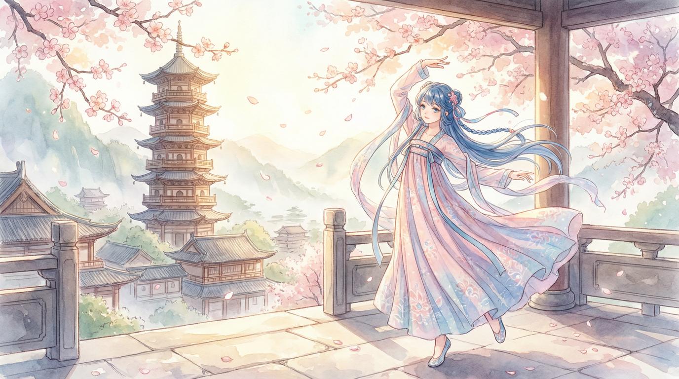 草莓视频古风汉服舞蹈视频